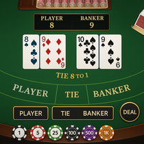 LiBet - Baccarat Game - Simplicité élégante